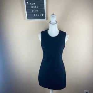 Theory Navy Blue Textured Business Casual Dress Sz 6